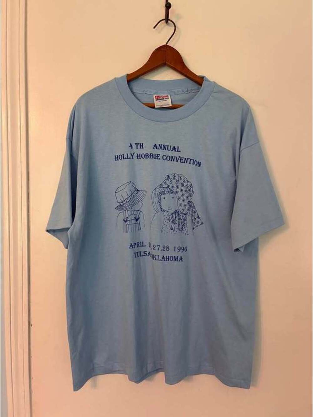 Vintage 1996 Holly Hobbie Convention T-Shirt Hanes Made in USA XL 90s